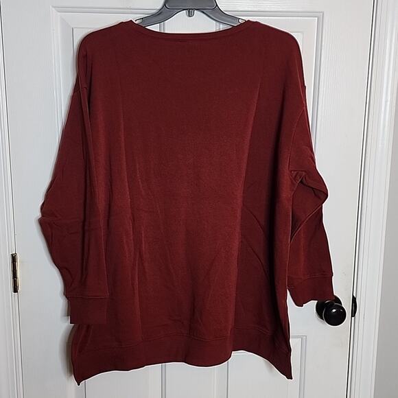 Torrid Cozy Fleece Drop Shoulder Step Hem Sweatshirt, NWT, 3X - Picture 7 of 7